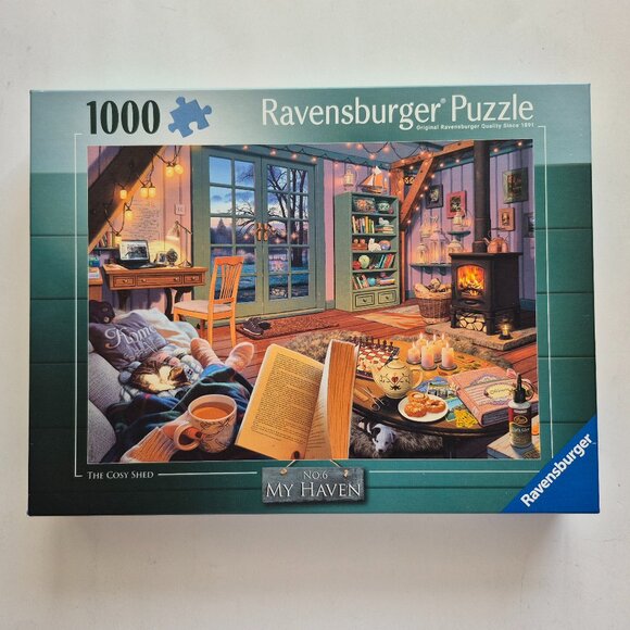 1000 Piece "The Cozy Shed" Jigsaw Puzzle - Picture 1 of 3